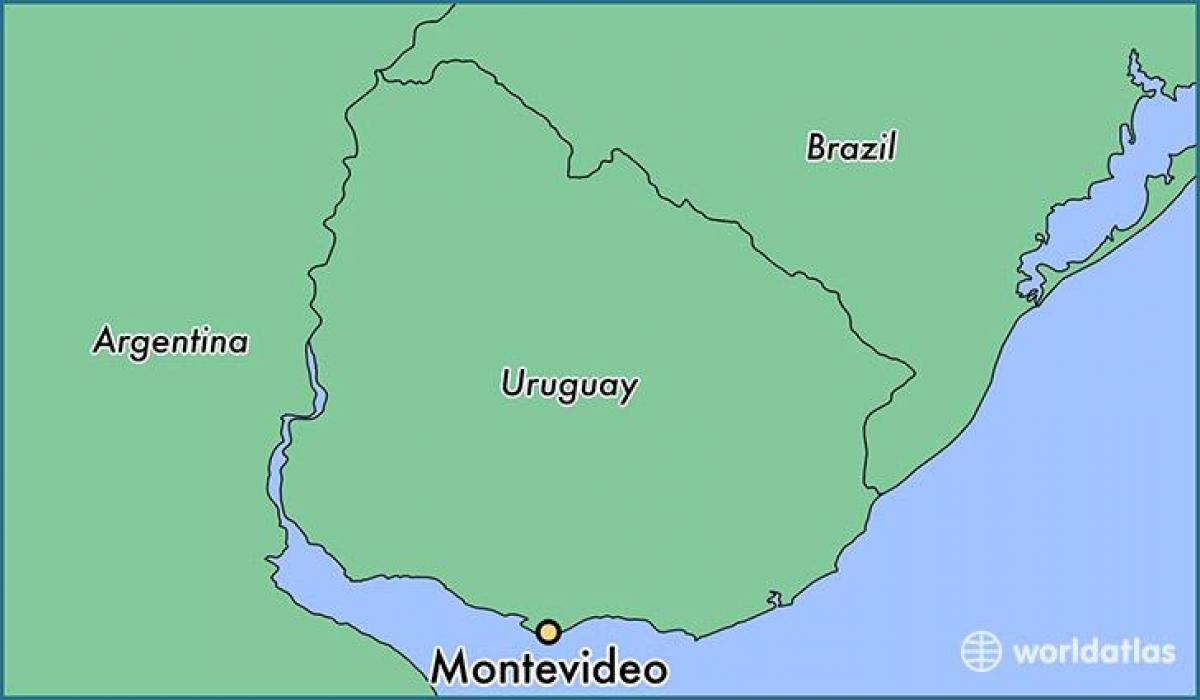 რუკა მონტევიდეო-ურუგვაი